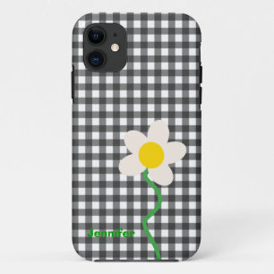 title_seo2 Personalizado de Gingham blanco y negro de Moda
