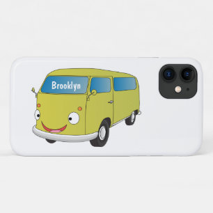 Funda Para iPhone 11 Personalizado de la camioneta verde lima clásica