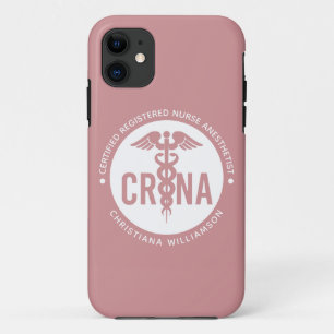 Funda Para iPhone 11 Personalizado de la CRNA Certificado de enfermero
