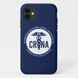Funda Para iPhone 11 Personalizado de la CRNA Certificado de enfermero