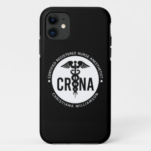 Funda Para iPhone 11 Personalizado de la CRNA Certificado de enfermero
