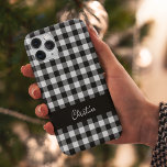 Funda Para iPhone 14 De Case-Mate Personalizado de la imagen de búfalo blanco y negr<br><div class="desc">Funda-Funda para iPhone 14 de color negro y blanco con placa de búfalo</div>