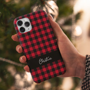 Funda Para iPhone 14 De Case-Mate Personalizado de la imagen de búfalo negro y rojo