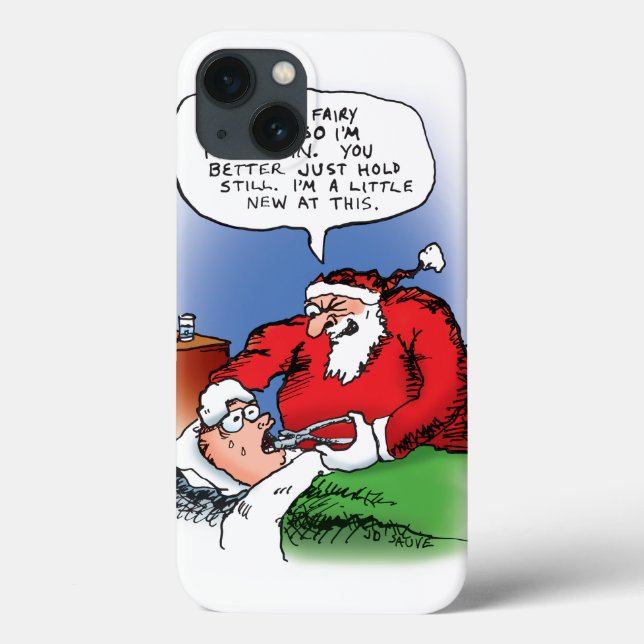 Funda De Case-Mate Para iPhone Personalizado de los Navidades de Fairy Santa Funn (Reverso)