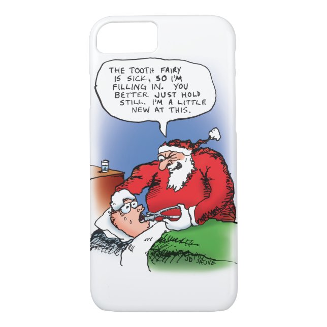 Funda De Case-Mate Para iPhone Personalizado de los Navidades de Fairy Santa Funn (Reverso)