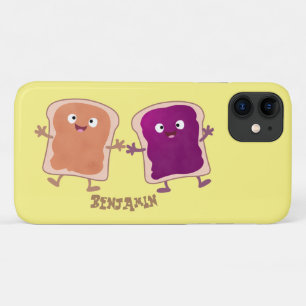 Funda Para iPhone 11 Personalizado de mantequilla de cacahuate y sandwi