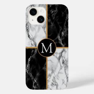 Funda Para iPhone 14 De Case-Mate Personalizado de mármol blanco negro tu estuche pa