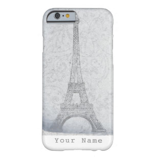 Funda Barely There Para iPhone 6 Personalizado de Moda elegante de la Torre Eiffel 