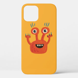 Funda Para iPhone 12 Personalizado de naranja gracioso de personaje