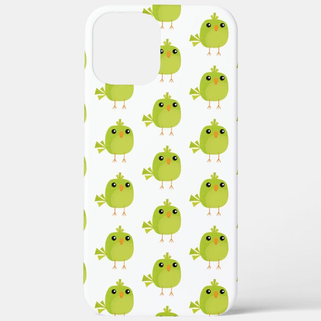 Funda De Case-Mate Para iPhone Personalizado de pájaro verde (Reverso )