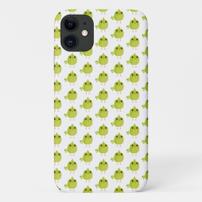 Funda De Case-Mate Para iPhone Personalizado de pájaro verde (Reverso)