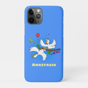 Funda Para iPhone 11 Pro Personalizado de pájaros de cacatúa graciosa
