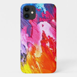 Funda Para iPhone 11 Personalizado de pintura abstracta colorida
