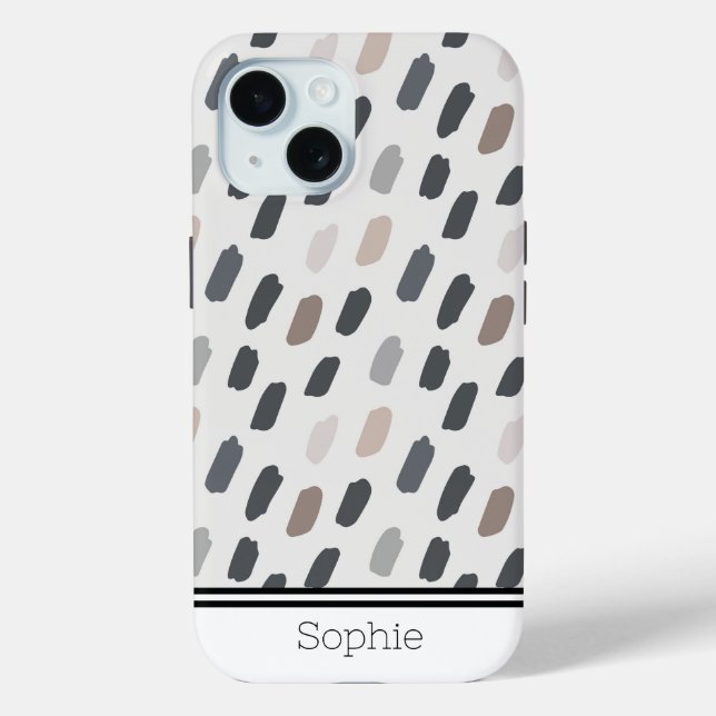 Funda De Case-Mate Para iPhone Personalizado de Pluses Pintados (Reverso )