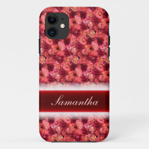 Funda Para iPhone 11 Personalizado de ramo rosa color rosa iphone 5 fun