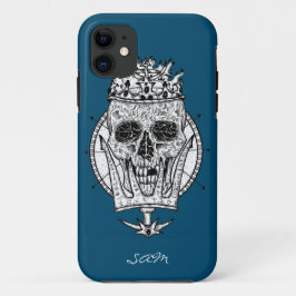 Funda Para iPhone 11 personalizado de skateboard Skeleton Nautical King