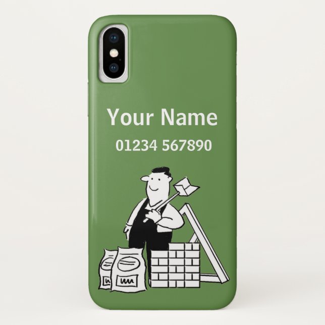 Funda De Case-Mate Para iPhone Personalizado de temas del constructor (Reverso)