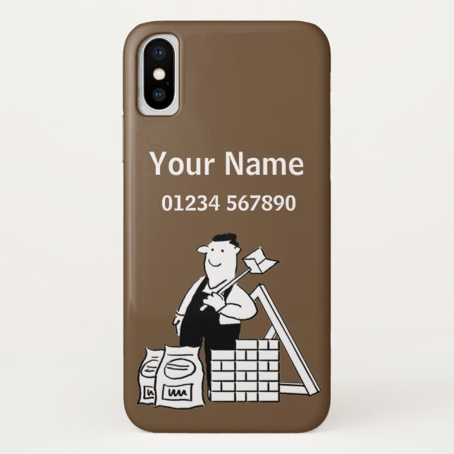 Funda De Case-Mate Para iPhone Personalizado de temas del constructor (Reverso)