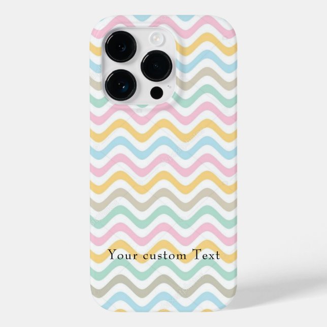 Funda De Case-Mate Para iPhone Personalizado de texto mínimo Iphone 14 Pro Funda (Reverso )