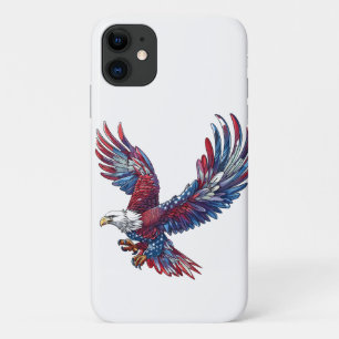 Funda Para iPhone 11 Personalizado de un águila, concepto del 4 de juli