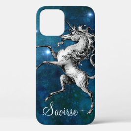 Funda Para iPhone 12 Pro Personalizado de Unicornio Celestial