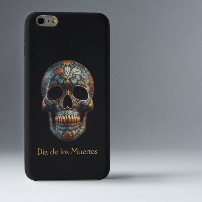 Funda De Case-Mate Para iPhone personalizado del Día de la Calavera Muerta (Subido por el creador)