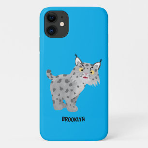 Funda Para iPhone 11 Personalizado del lince del bobcat medio