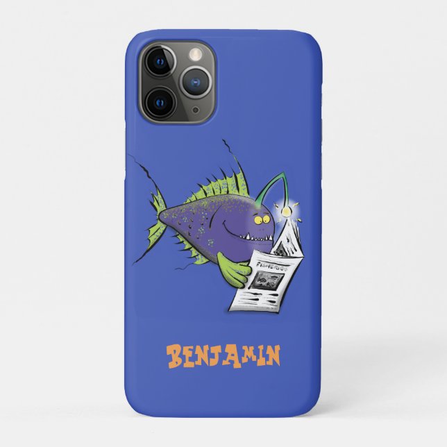 Funda De Case-Mate Para iPhone Personalizado divertida de pescados y mariscos (Reverso)