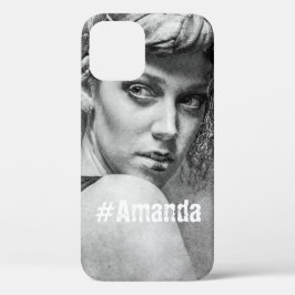 Funda Para iPhone 12 Pro Personalizado DIY Monogramed linda foto mujer moda