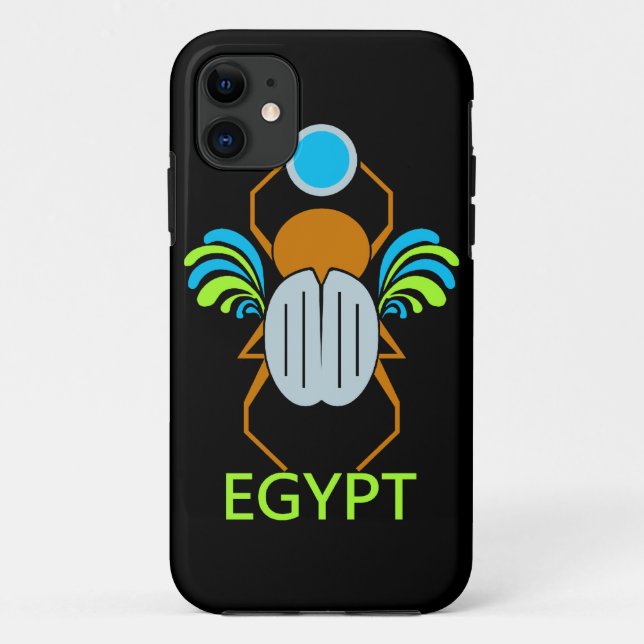 Funda De Case-Mate Para iPhone Personalizado Egipto Scarab iPhone 5 Funda-mate (Reverso)