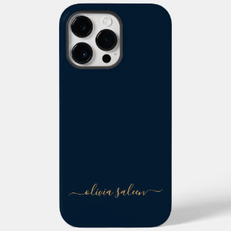 Funda Para iPhone 14 Pro Max De Case-Mate Personalizado en azul dorado