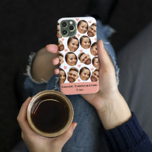 Funda Para iPhone 11 Personalizado Face Picture Heart Funny Parple Patt