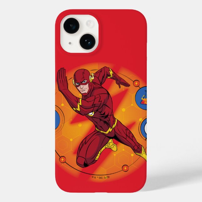 Funda De Case-Mate Para iPhone Personalizado Flash Laboratory Running Graphic (Reverso )