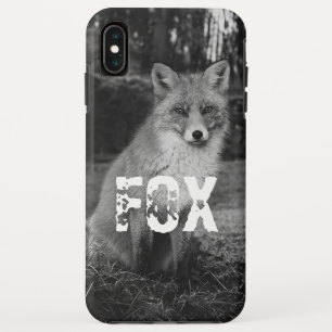 Funda Para iPhone XS Max Personalizado foto adorable animal Fox moda blanco
