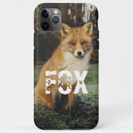 Funda Para iPhone 11 Pro Max Personalizado foto lindo animal Fox adorable moda 