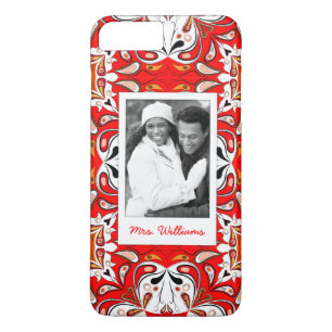 Funda Para iPhone 8 Plus/7 Plus Personalizado Foto y nombre Patrón de mosaico por