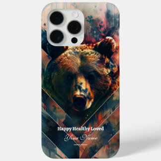 Funda Para iPhone 15 Pro Max Personalizado : Funda Mystic Forest Bear iPhone 15
