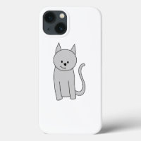 Personalizado Gato Gris.