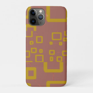 Funda Para iPhone 11 Pro Personalizado geométrico marrón Tema para iPhone /