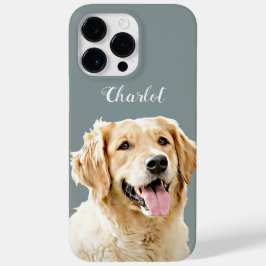 Funda Para iPhone 14 Pro Max De Case-Mate Personalizado Golden Retriever Dog Personalizado D