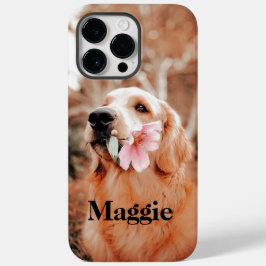 Funda Para iPhone 14 Pro Max De Case-Mate Personalizado Golden Retriever Photo - Perro Lover