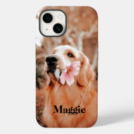 Funda Para iPhone 14 De Case-Mate Personalizado Golden Retriever Photo - Perro Lover