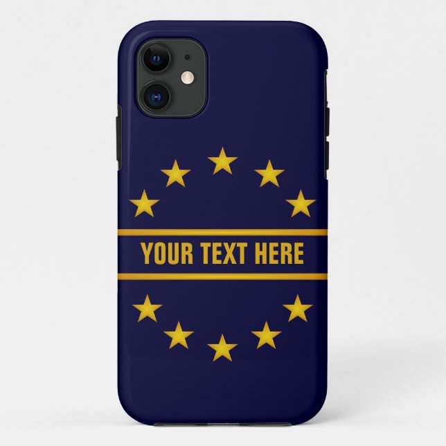 Funda De Case-Mate Para iPhone PERSONALIZADO GOLDEN STARS iPhone case-mate (Reverso)