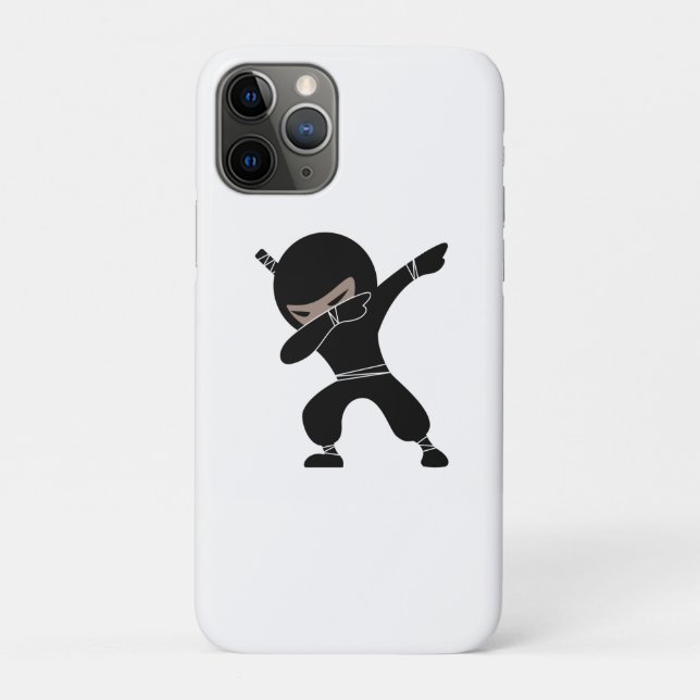Funda De Case-Mate Para iPhone Personalizado guerrero de Ninja (Reverso)