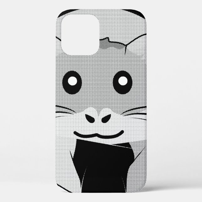 Funda De Case-Mate Para iPhone Personalizado Hamster Scarfed Joy (Reverso )