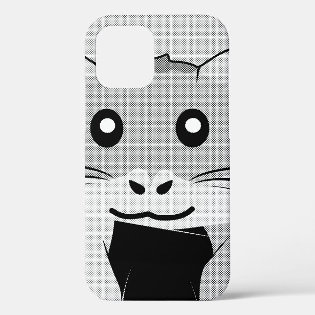 Funda De Case-Mate Para iPhone Personalizado Hamster Scarfed Joy (Reverso )