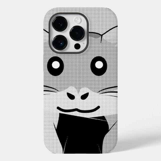 Funda De Case-Mate Para iPhone Personalizado Hamster Scarfed Joy (Reverso )