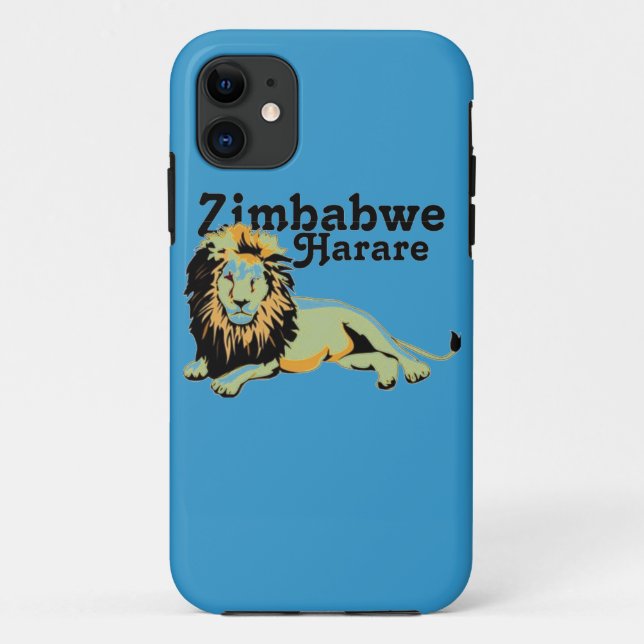Funda De Case-Mate Para iPhone Personalizado Harare de Africankoko. Zimbabwe (Reverso)