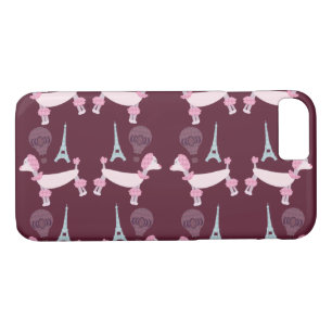 Funda Para iPhone 8/7 Personalizado ilustrado de Cute Fifties Paris Pood