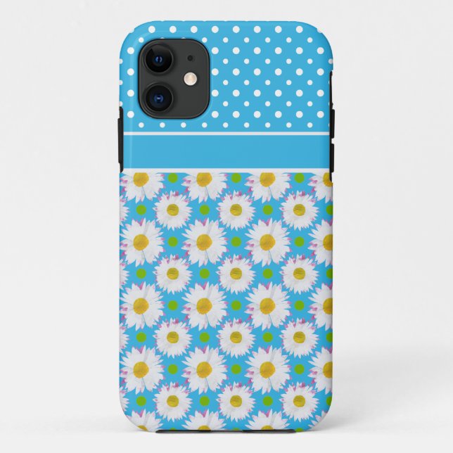 Funda De Case-Mate Para iPhone Personalizado iPhone 5 Xtreme Funda: Polkas, Daisi (Reverso)